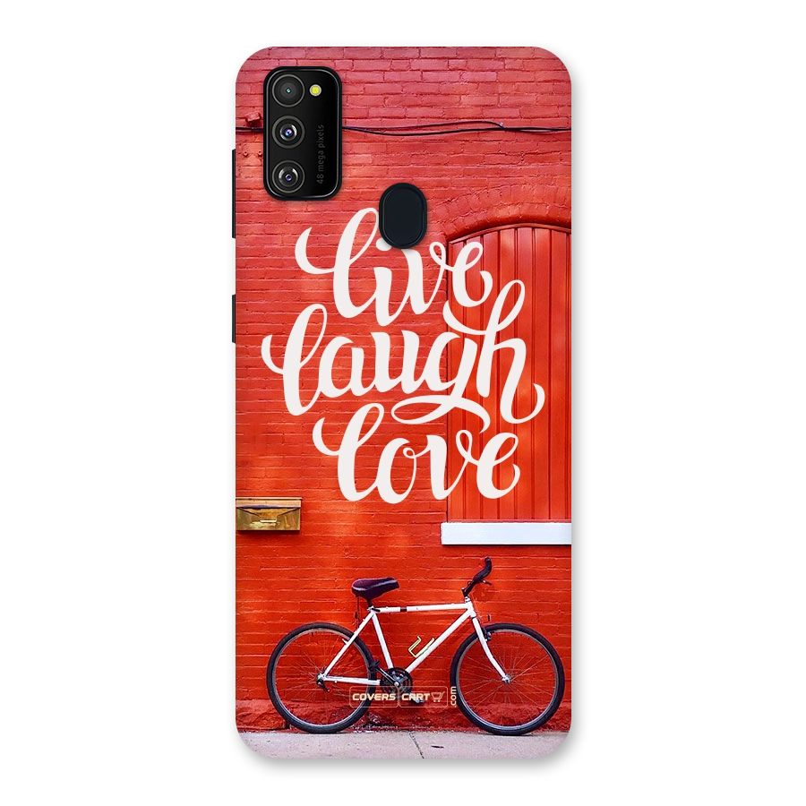 Live Laugh Love Back Case for Galaxy M30s