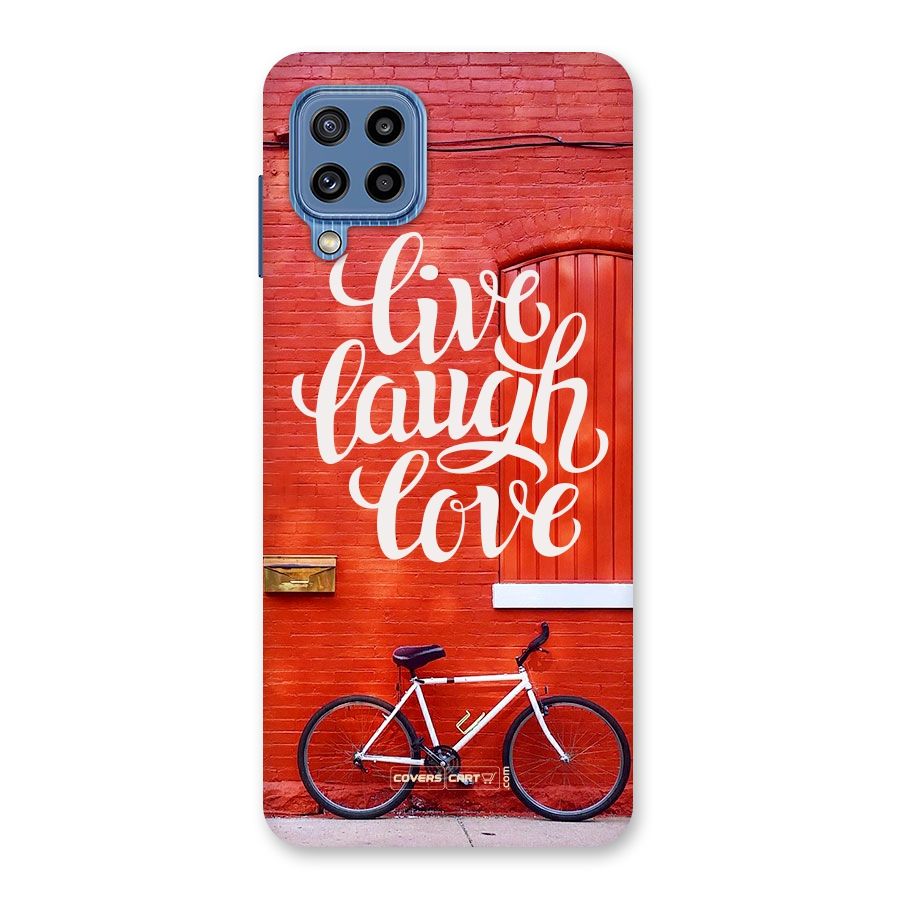 Live Laugh Love Back Case for Galaxy M32