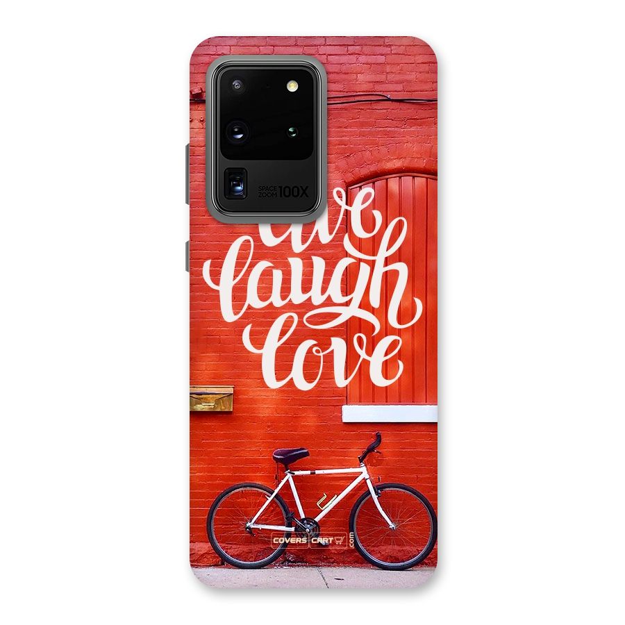 Live Laugh Love Back Case for Galaxy S20 Ultra
