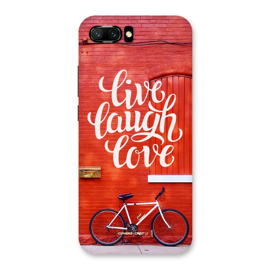 Live Laugh Love Back Case for Honor 10