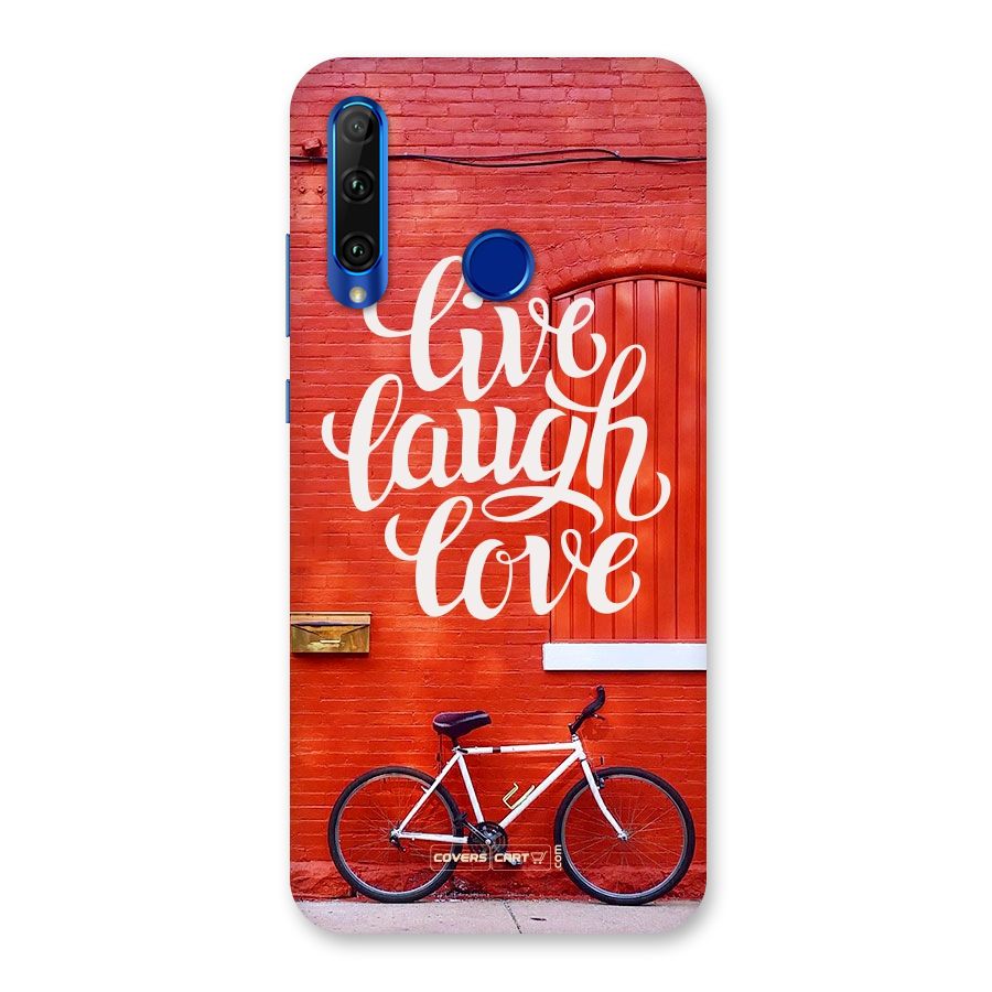 Live Laugh Love Back Case for Honor 20i