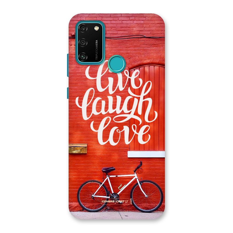 Live Laugh Love Back Case for Honor 9A