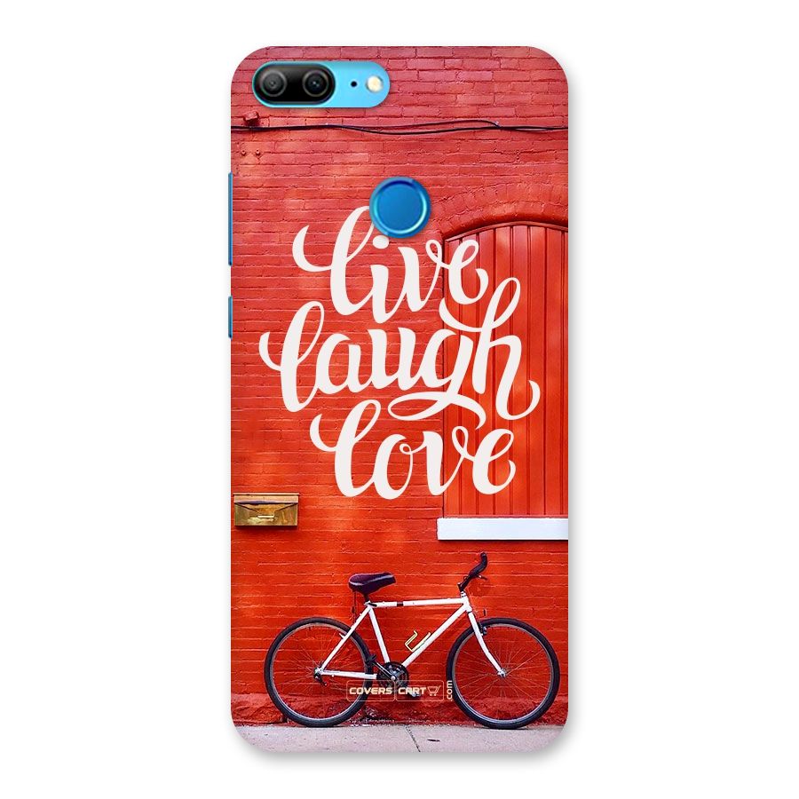 Live Laugh Love Back Case for Honor 9 Lite