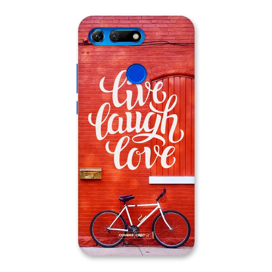 Live Laugh Love Back Case for Honor View 20