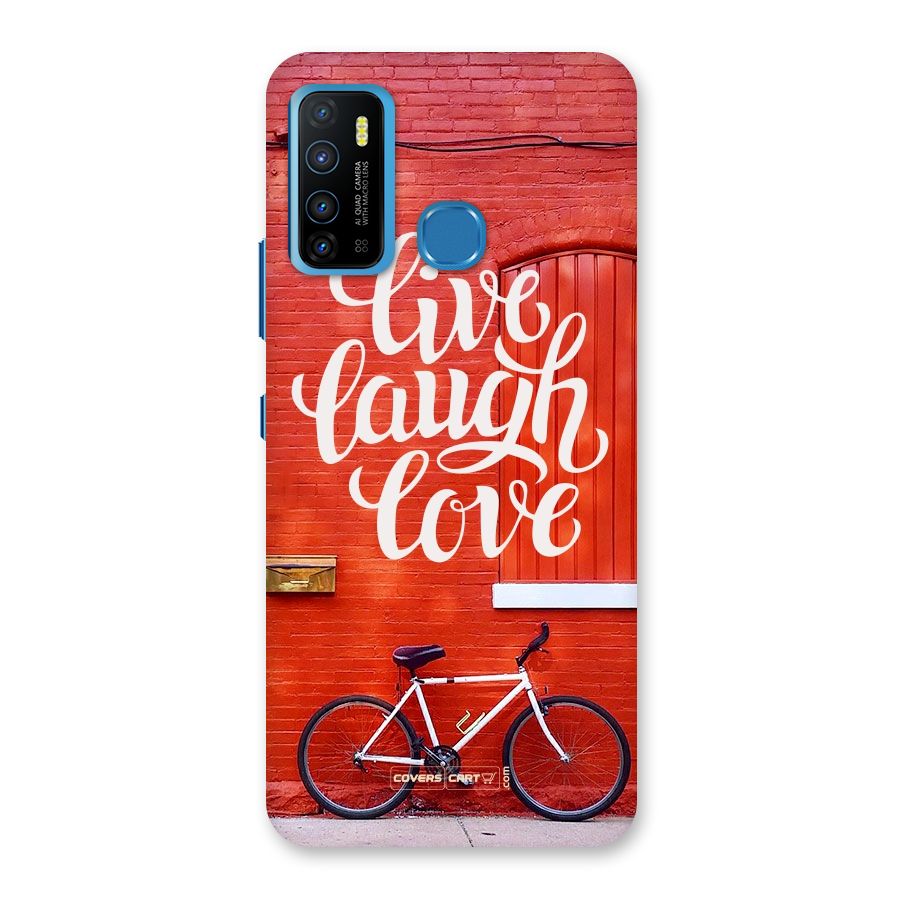 Live Laugh Love Back Case for Infinix Hot 9