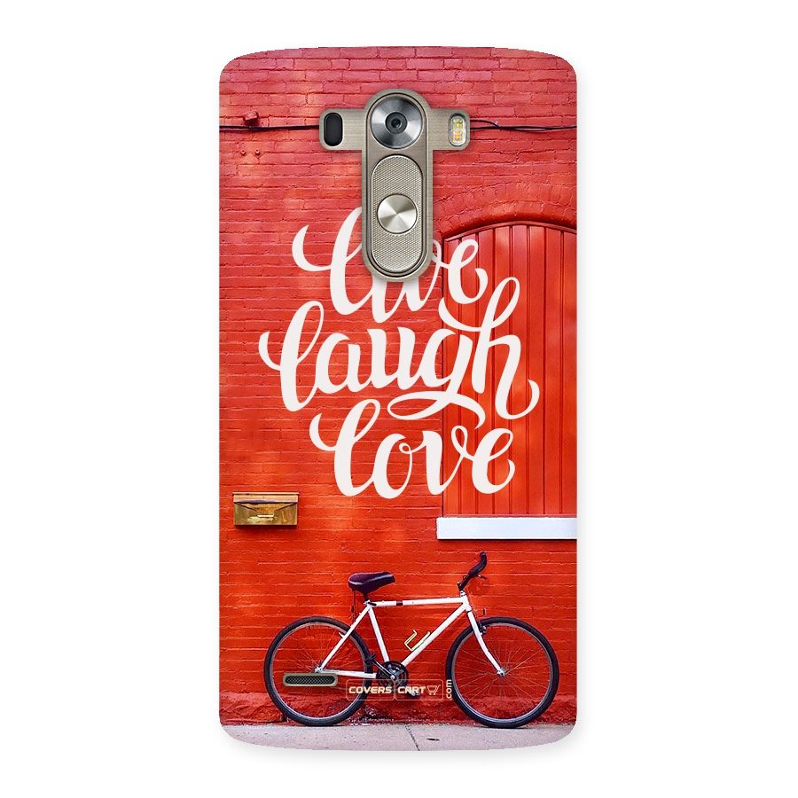Live Laugh Love Back Case for LG G3