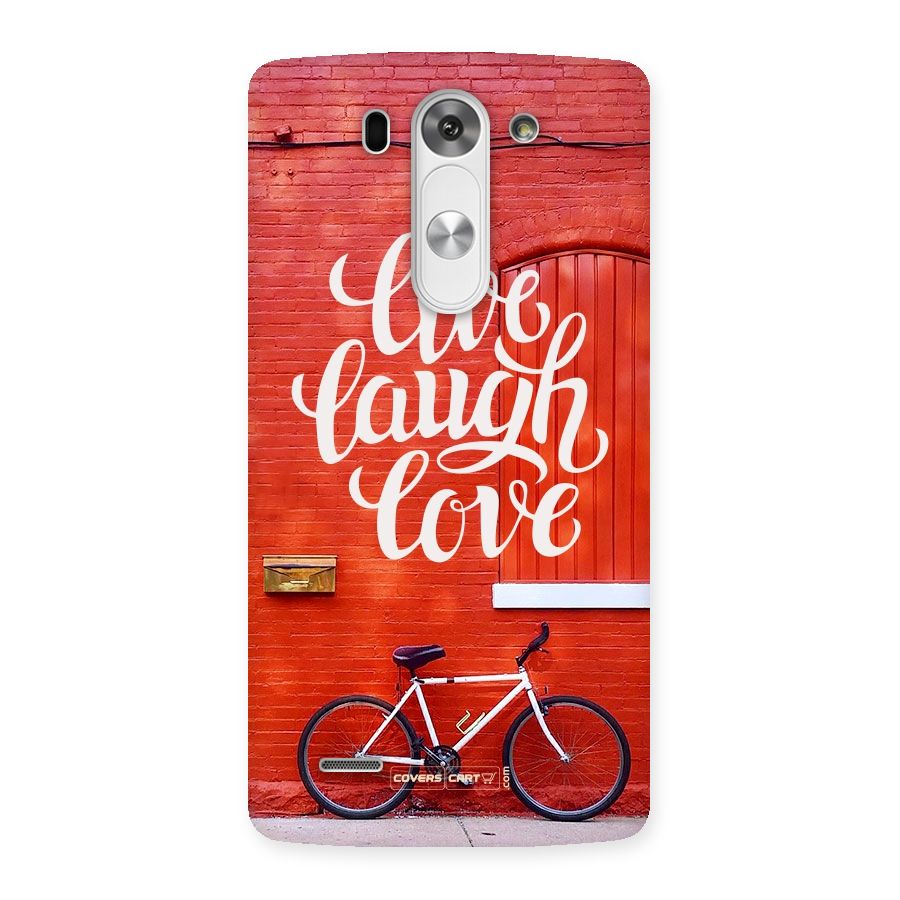 Live Laugh Love Back Case for LG G3 Mini