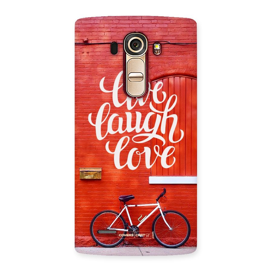 Live Laugh Love Back Case for LG G4
