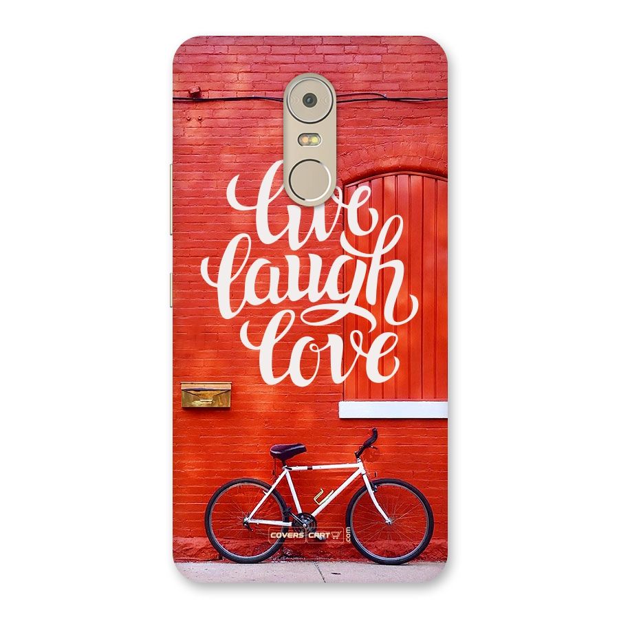 Live Laugh Love Back Case for Lenovo K6 Note