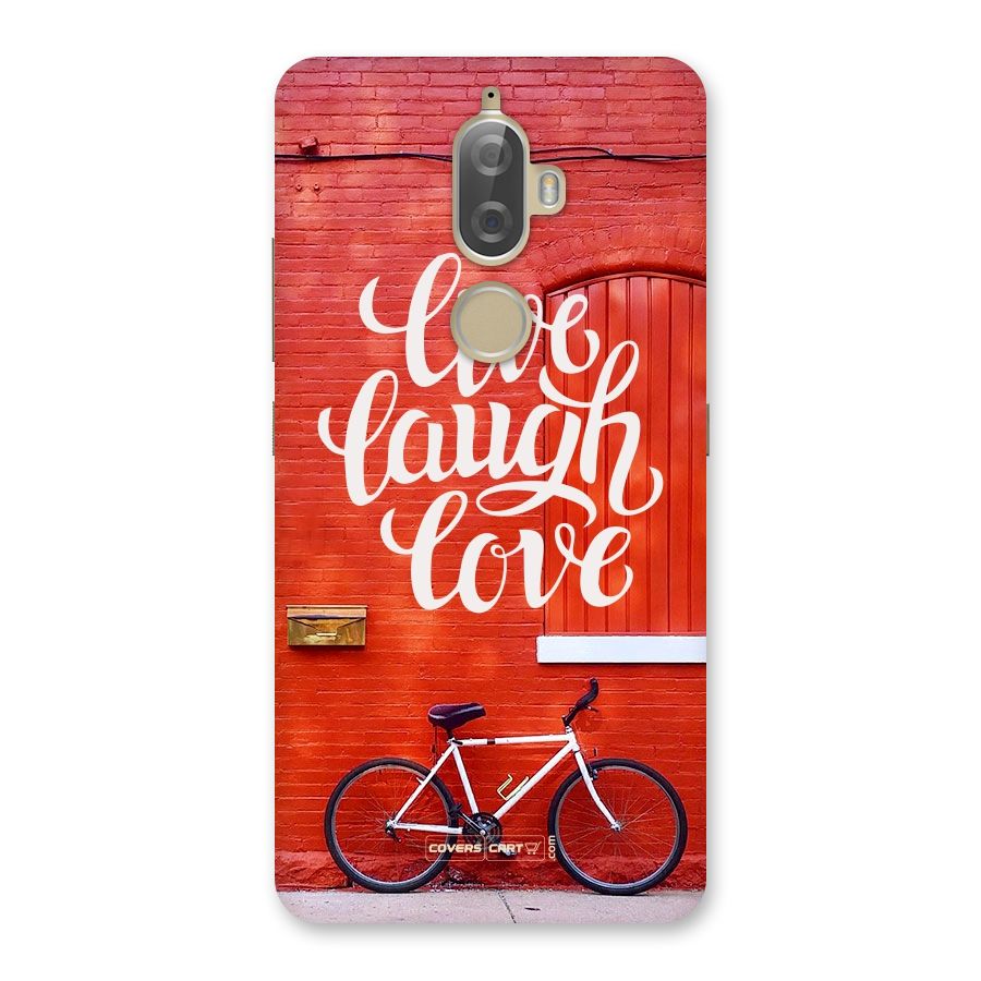 Live Laugh Love Back Case for Lenovo K8 Plus