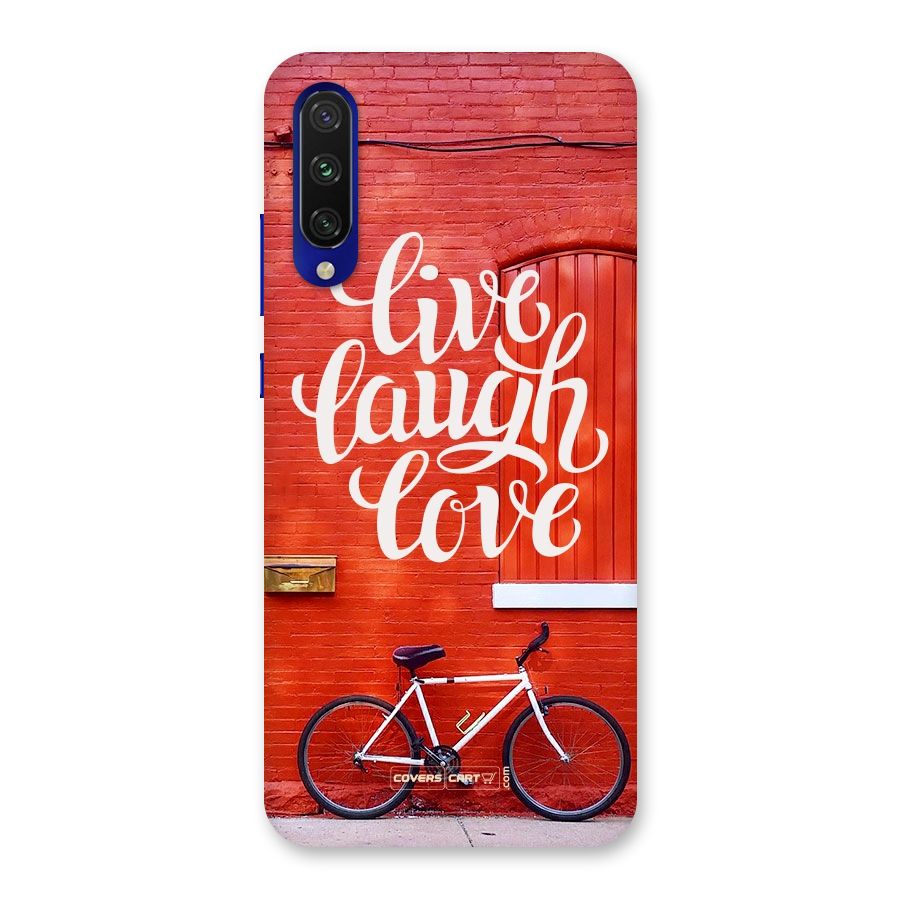 Live Laugh Love Back Case for Mi A3