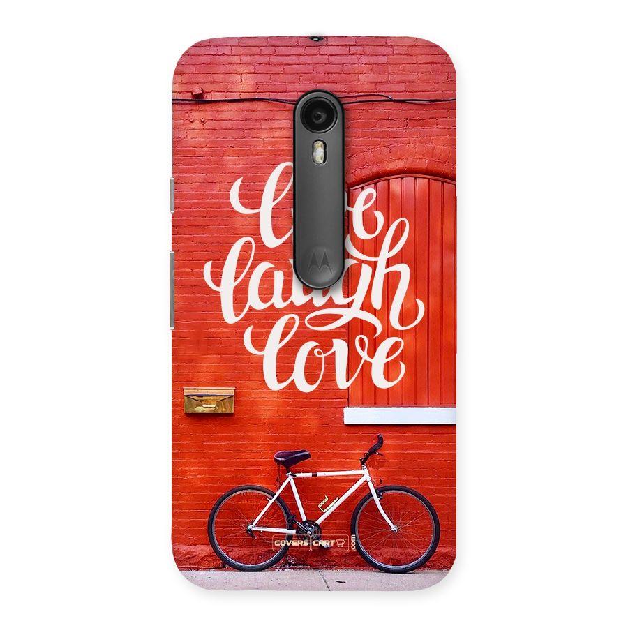 Live Laugh Love Back Case for Moto G3