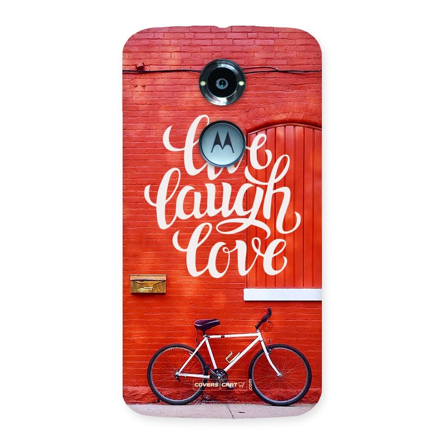 Live Laugh Love Back Case for Moto X 2nd Gen