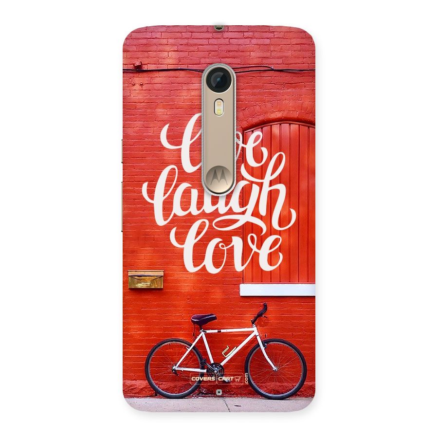 Live Laugh Love Back Case for Motorola Moto X Style