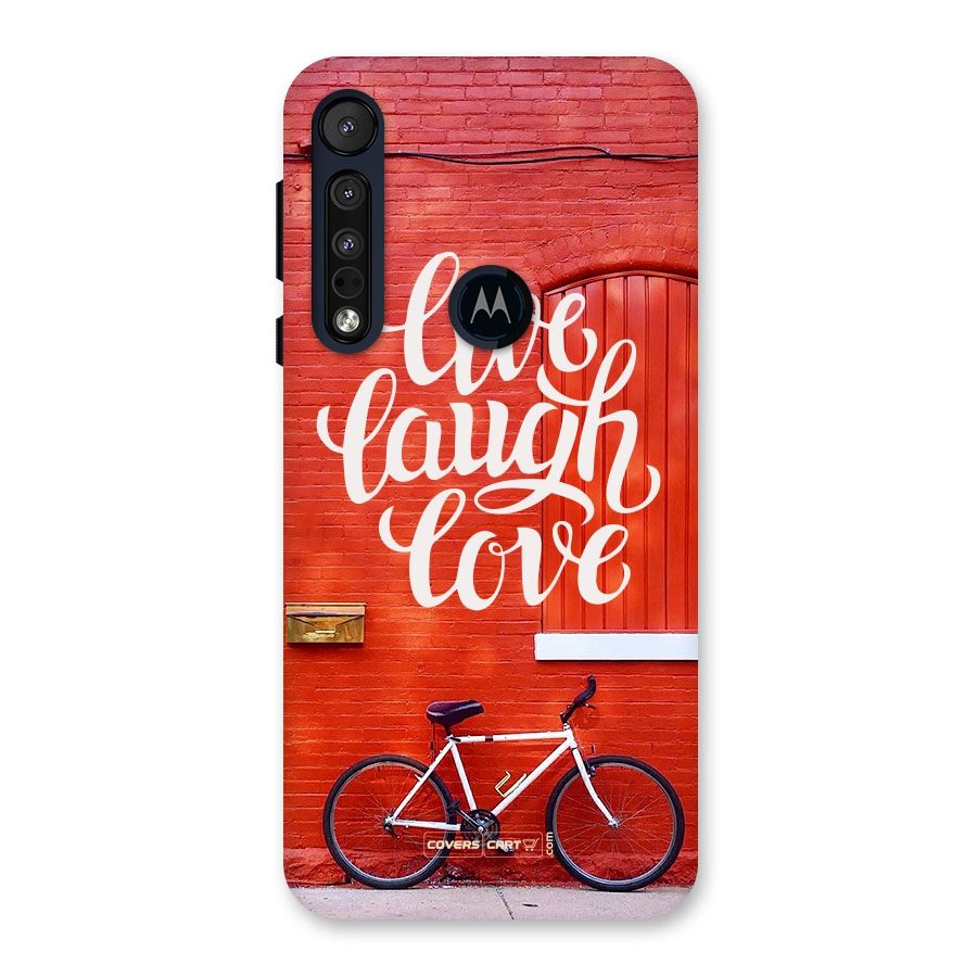 Live Laugh Love Back Case for Motorola One Macro