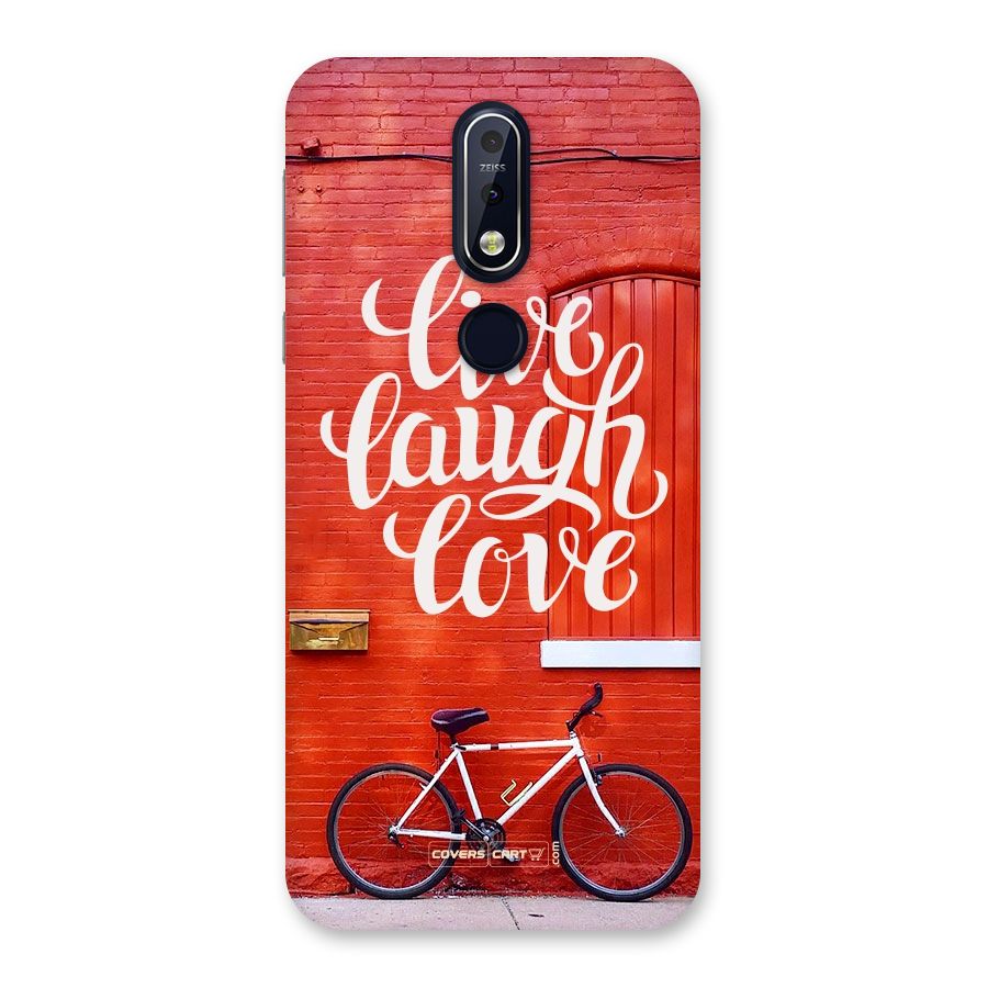 Live Laugh Love Back Case for Nokia 7.1