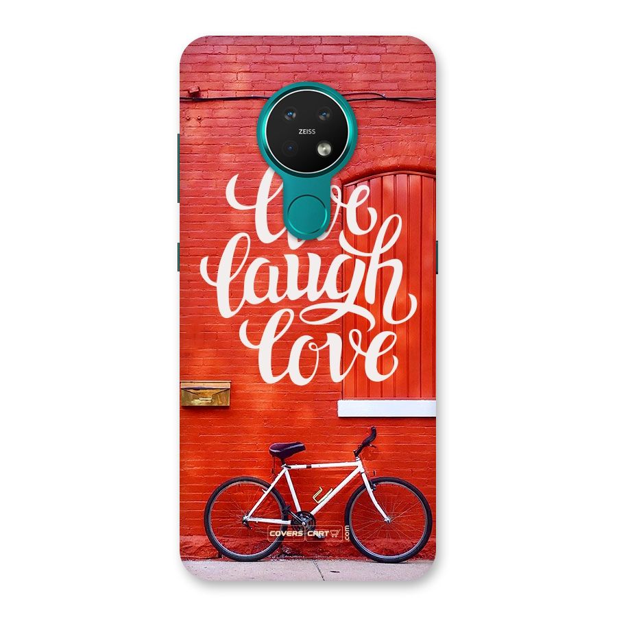 Live Laugh Love Back Case for Nokia 7.2