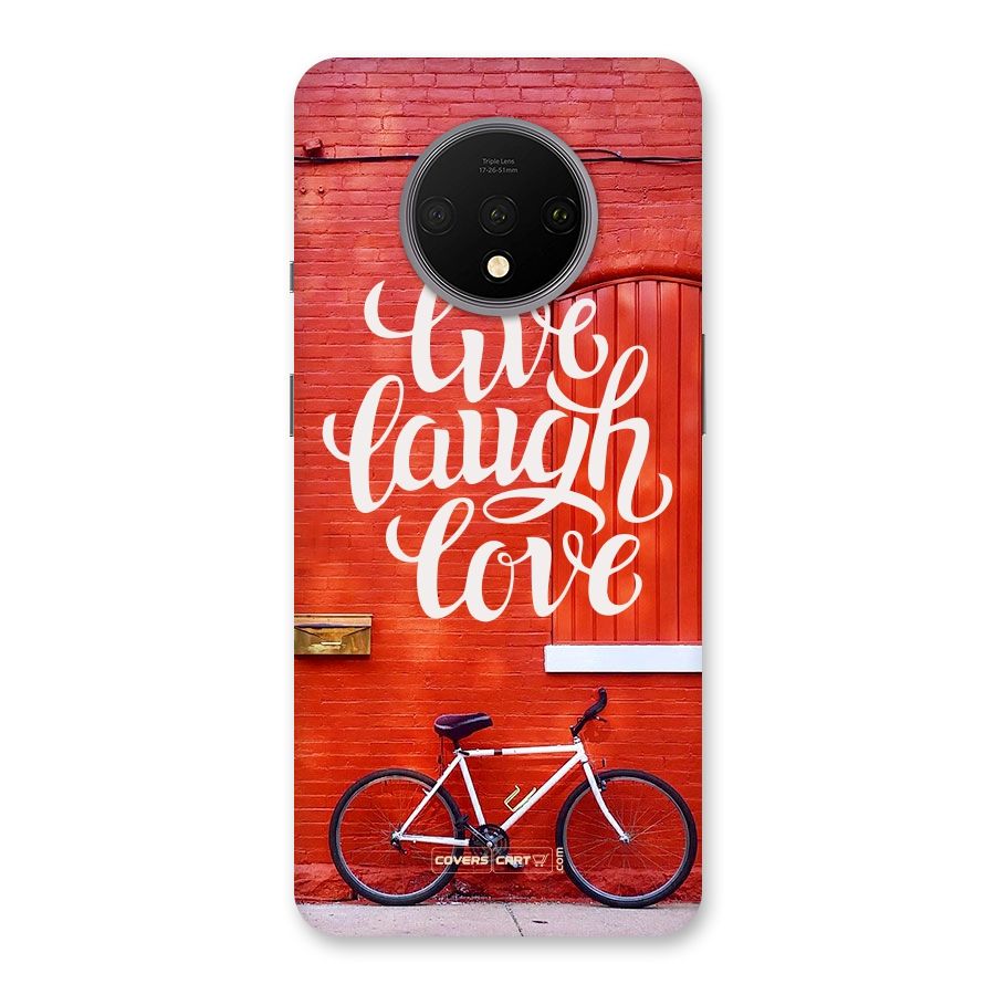 Live Laugh Love Back Case for OnePlus 7T