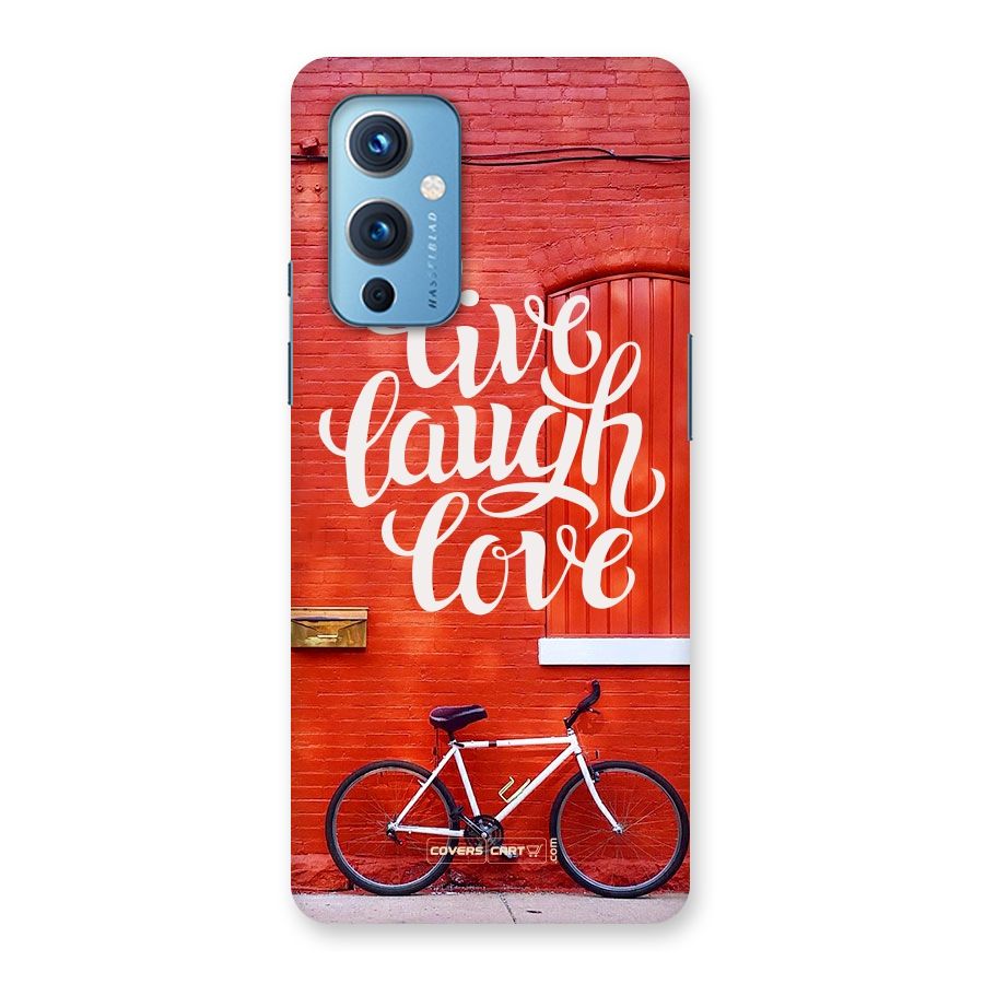 Live Laugh Love Back Case for OnePlus 9