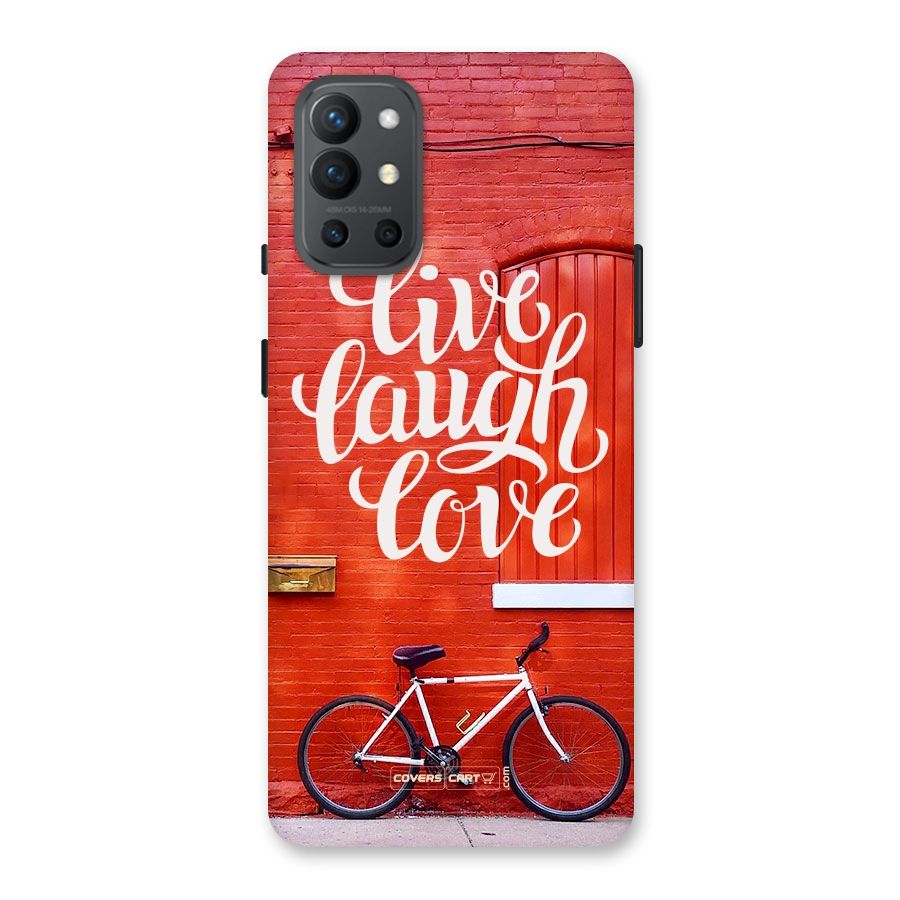 Live Laugh Love Back Case for OnePlus 9R