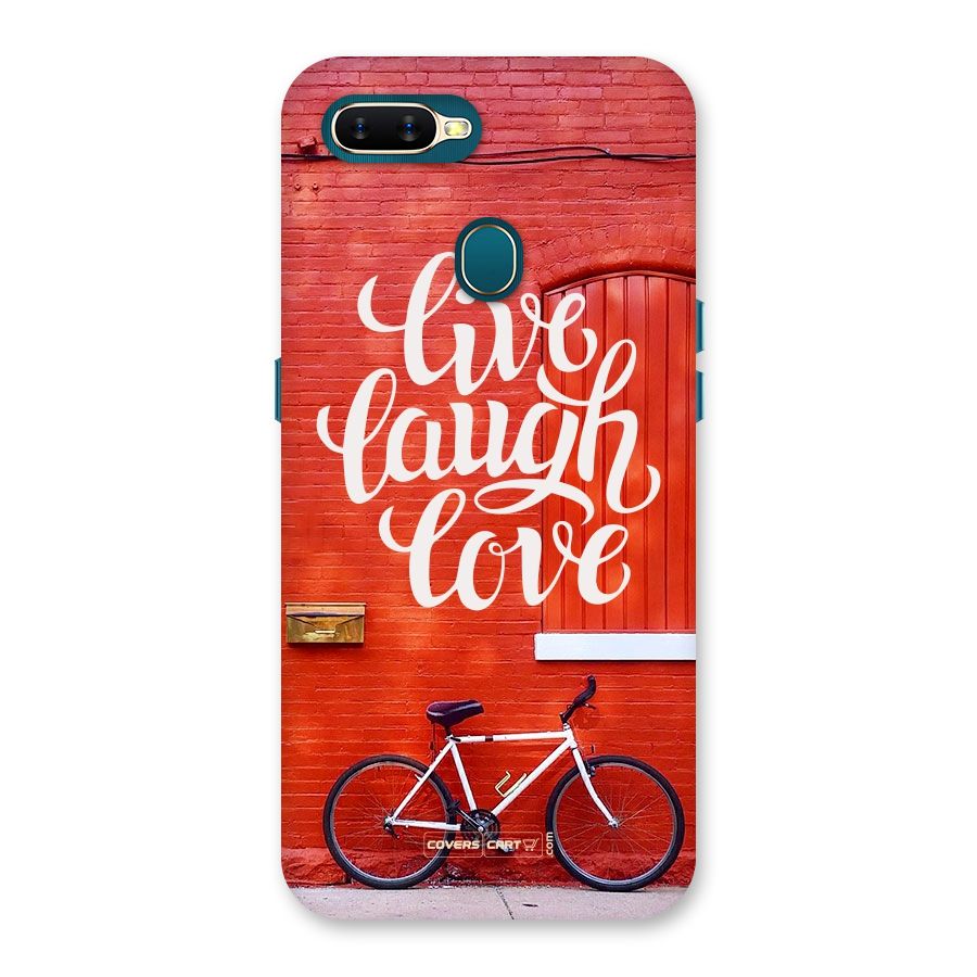 Live Laugh Love Back Case for Oppo A11k