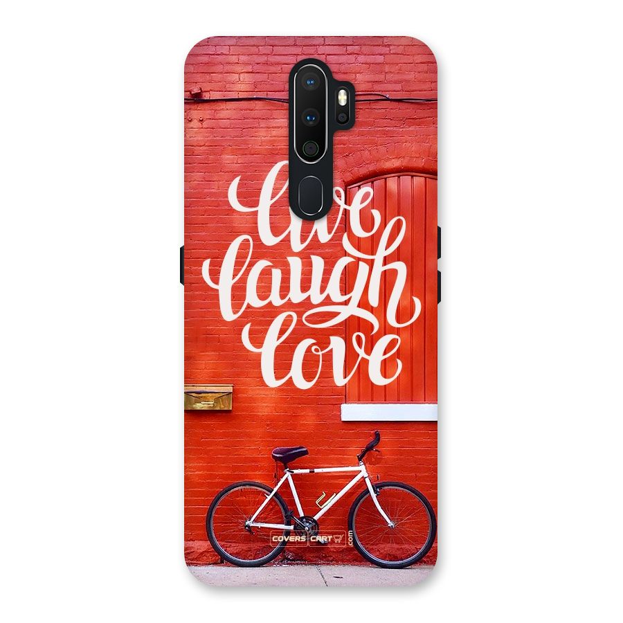 Live Laugh Love Back Case for Oppo A5 (2020)