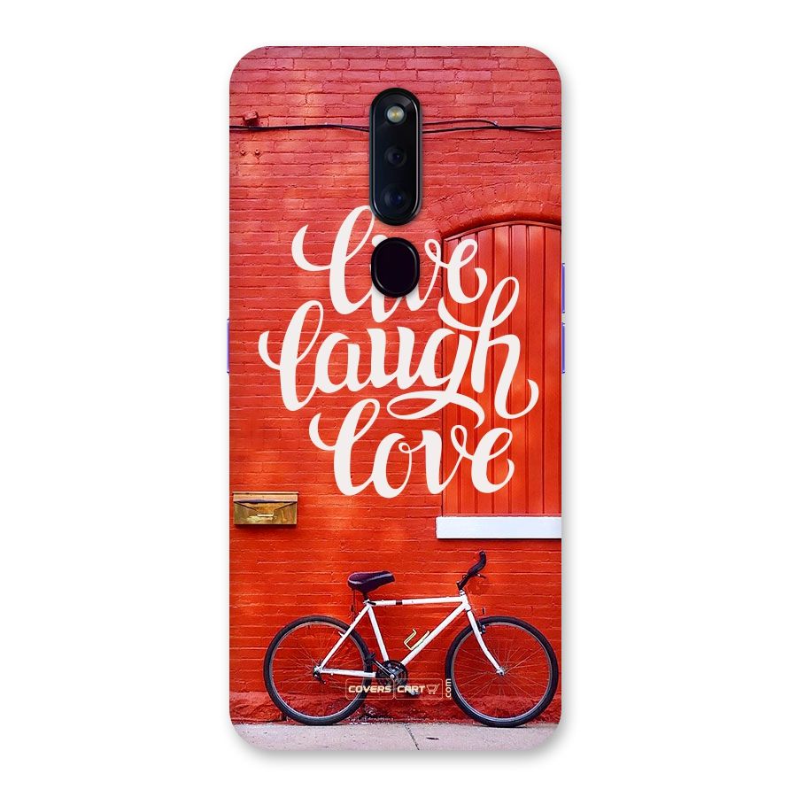 Live Laugh Love Back Case for Oppo F11 Pro