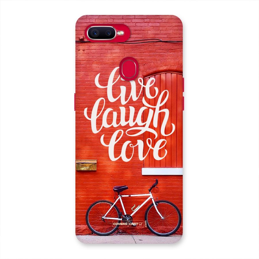 Live Laugh Love Back Case for Oppo F9 Pro
