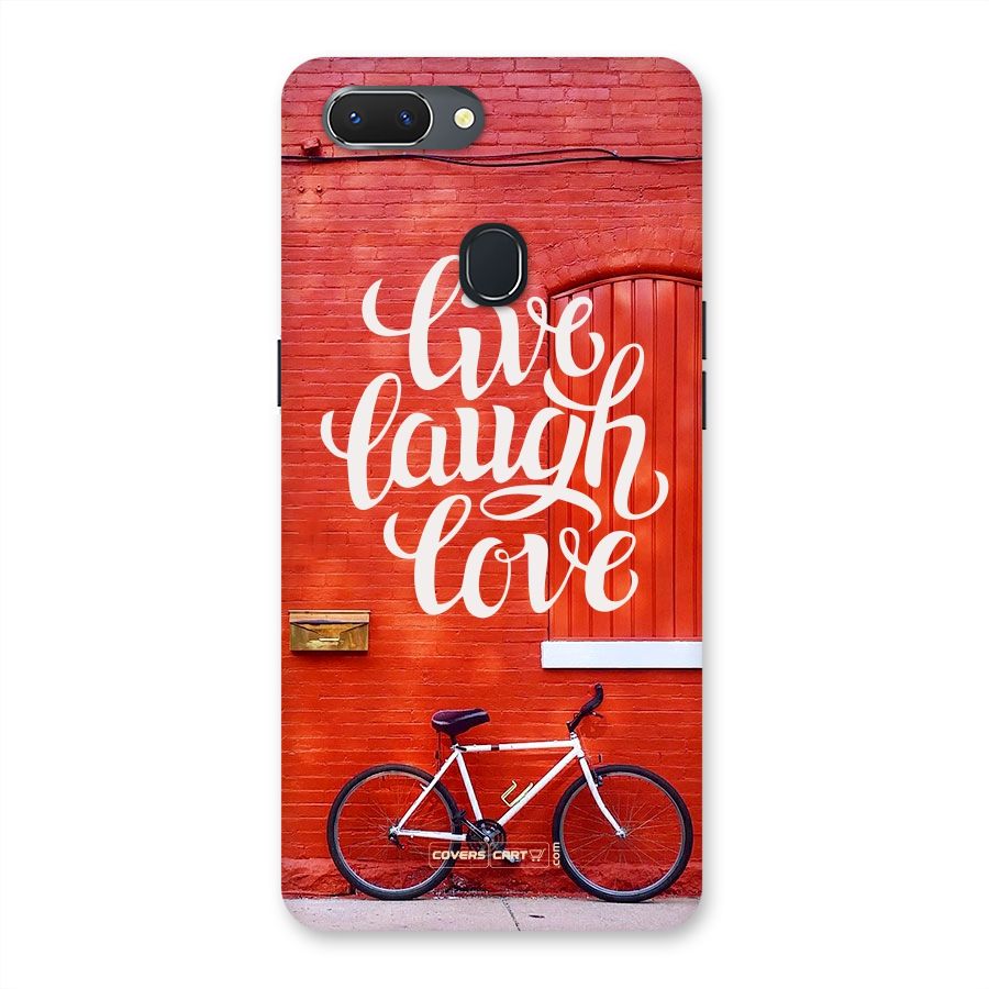 Live Laugh Love Back Case for Oppo Realme 2