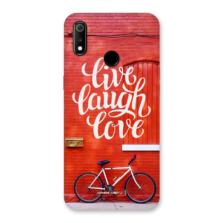 Live Laugh Love Back Case for Realme 3