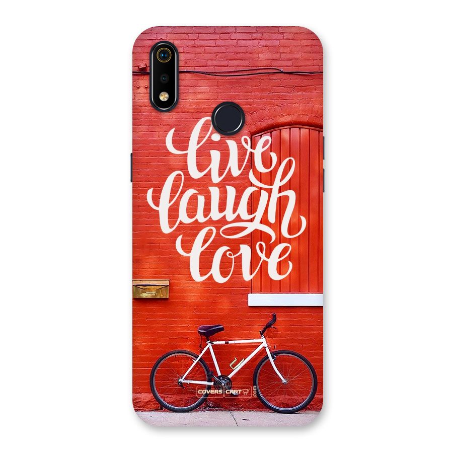 Live Laugh Love Back Case for Realme 3i