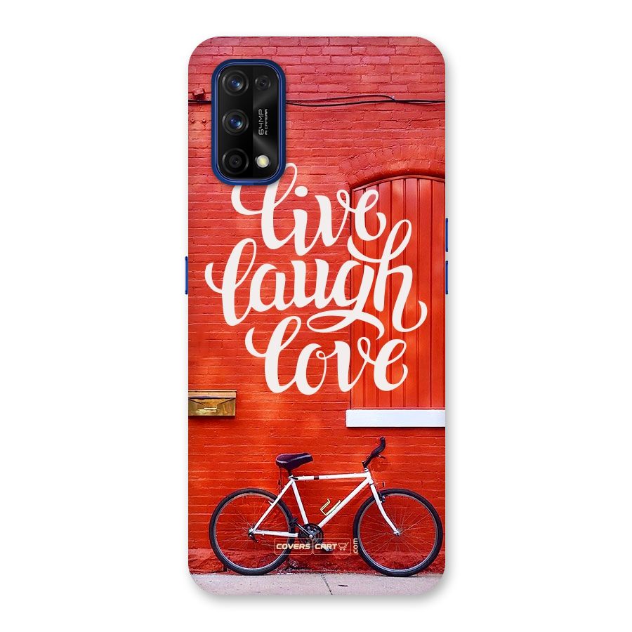 Live Laugh Love Back Case for Realme 7 Pro