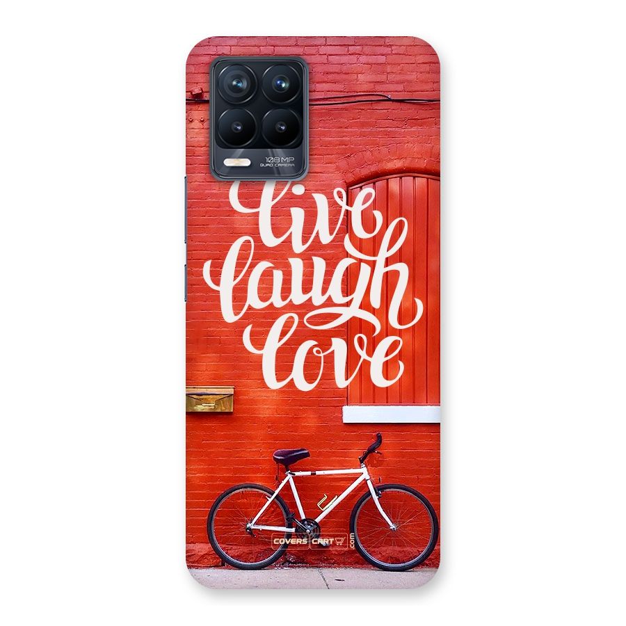 Live Laugh Love Back Case for Realme 8 Pro