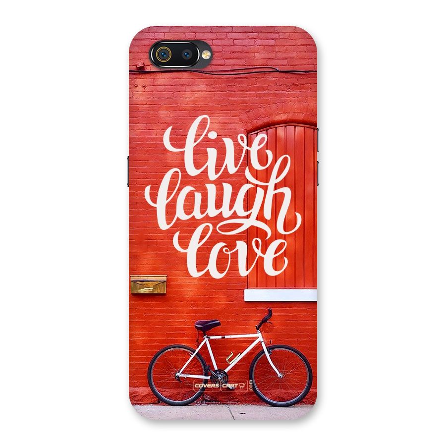 Live Laugh Love Back Case for Realme C2