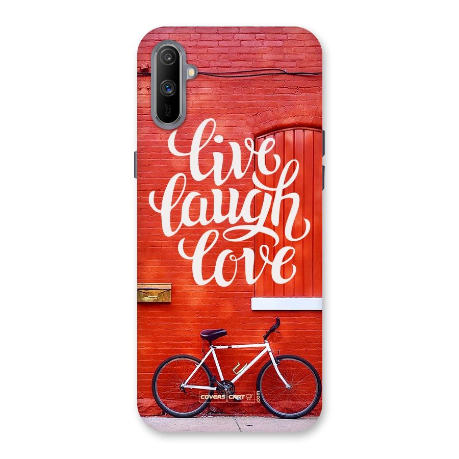 Live Laugh Love Back Case for Realme C3