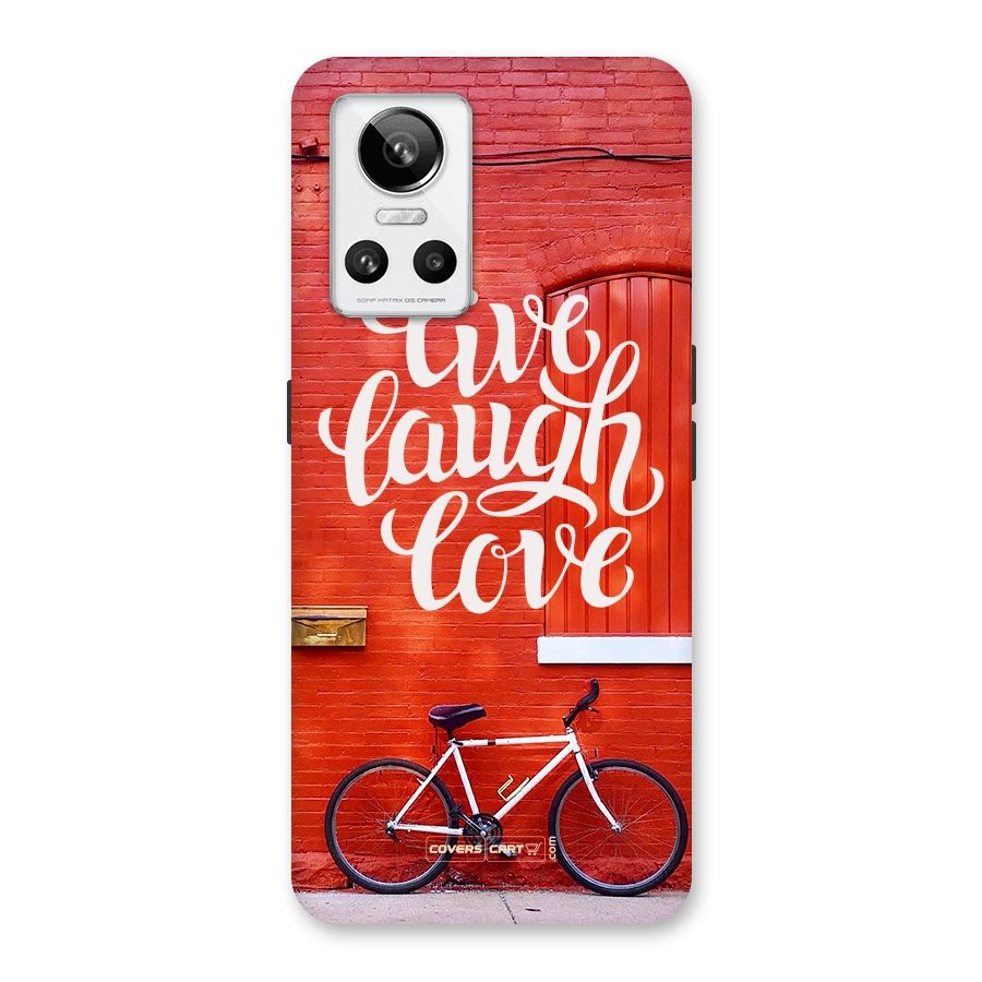 Live Laugh Love Back Case for Realme GT Neo 3