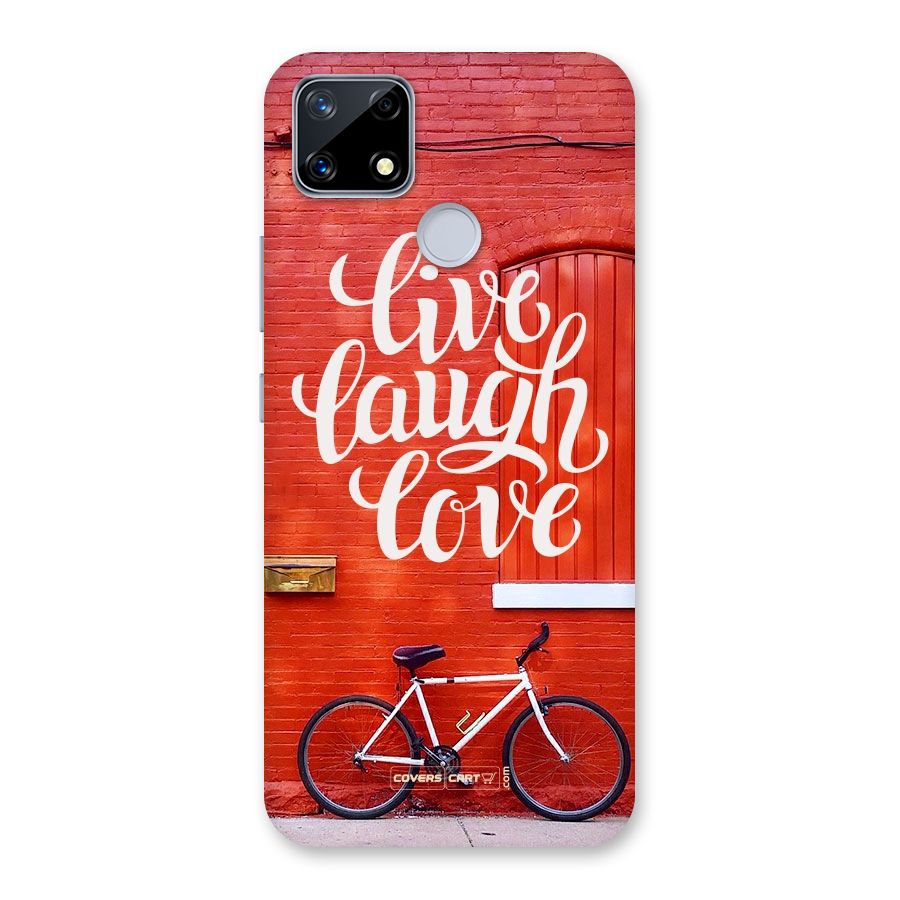 Live Laugh Love Back Case for Realme Narzo 20