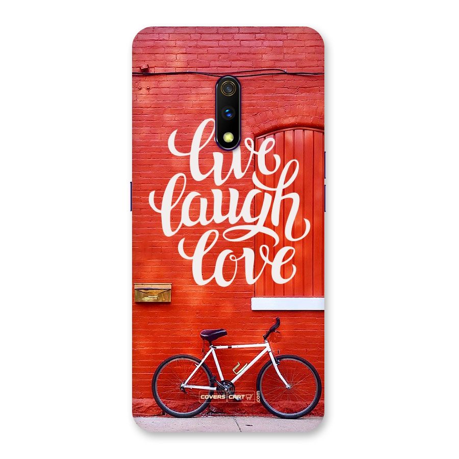Live Laugh Love Back Case for Realme X