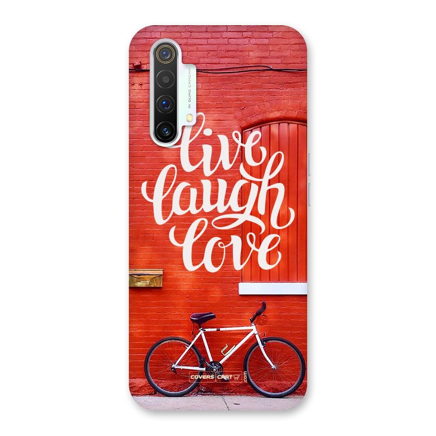 Live Laugh Love Back Case for Realme X3