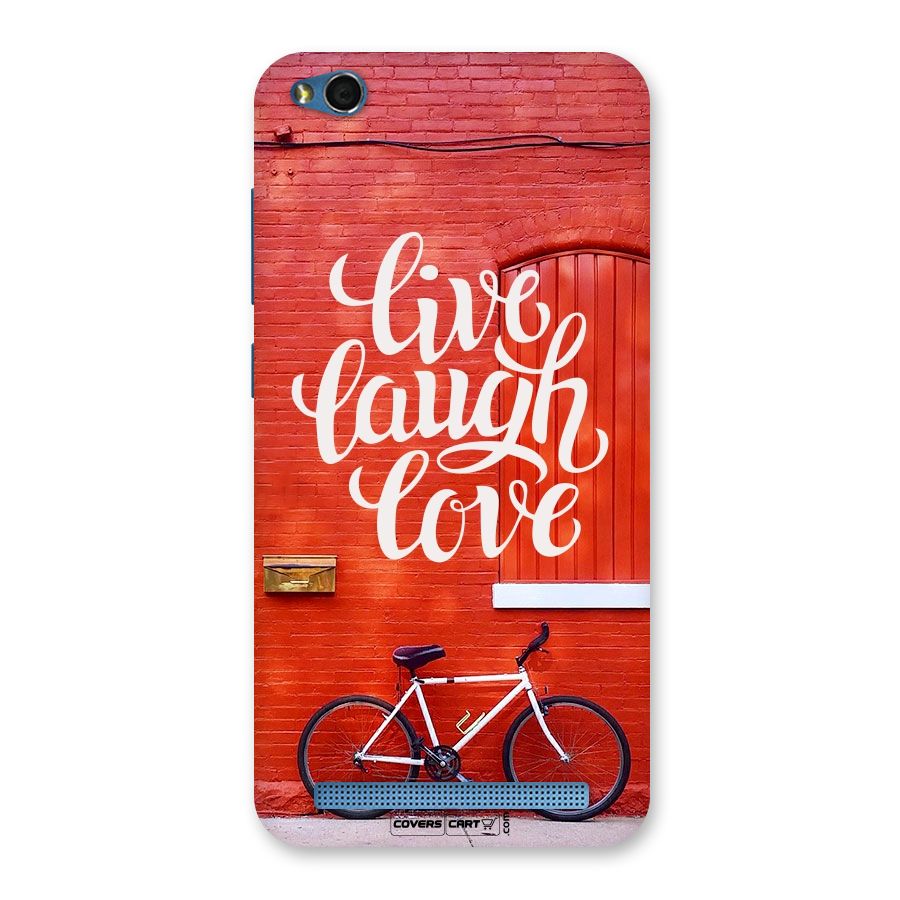 Live Laugh Love Back Case for Redmi 5A