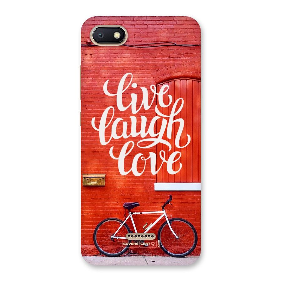 Live Laugh Love Back Case for Redmi 6A