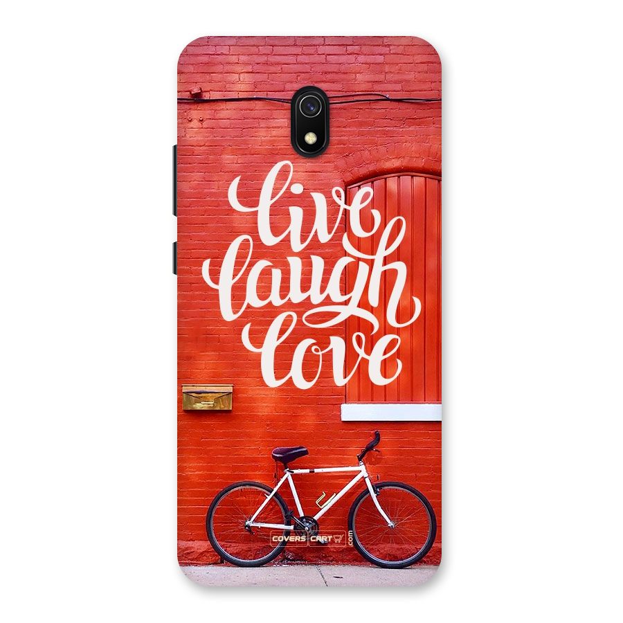 Live Laugh Love Back Case for Redmi 8A