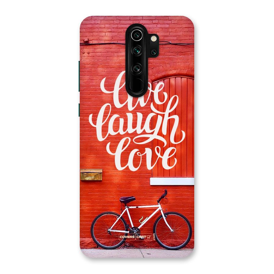 Live Laugh Love Back Case for Redmi Note 8 Pro