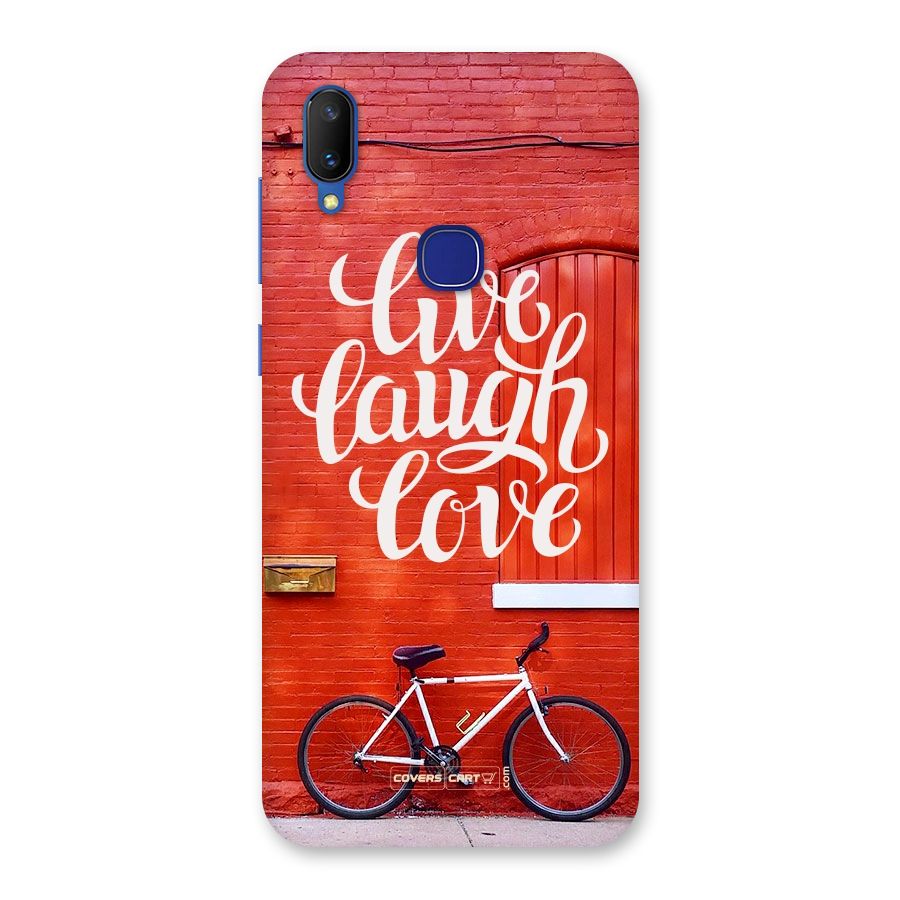 Live Laugh Love Back Case for Vivo V11