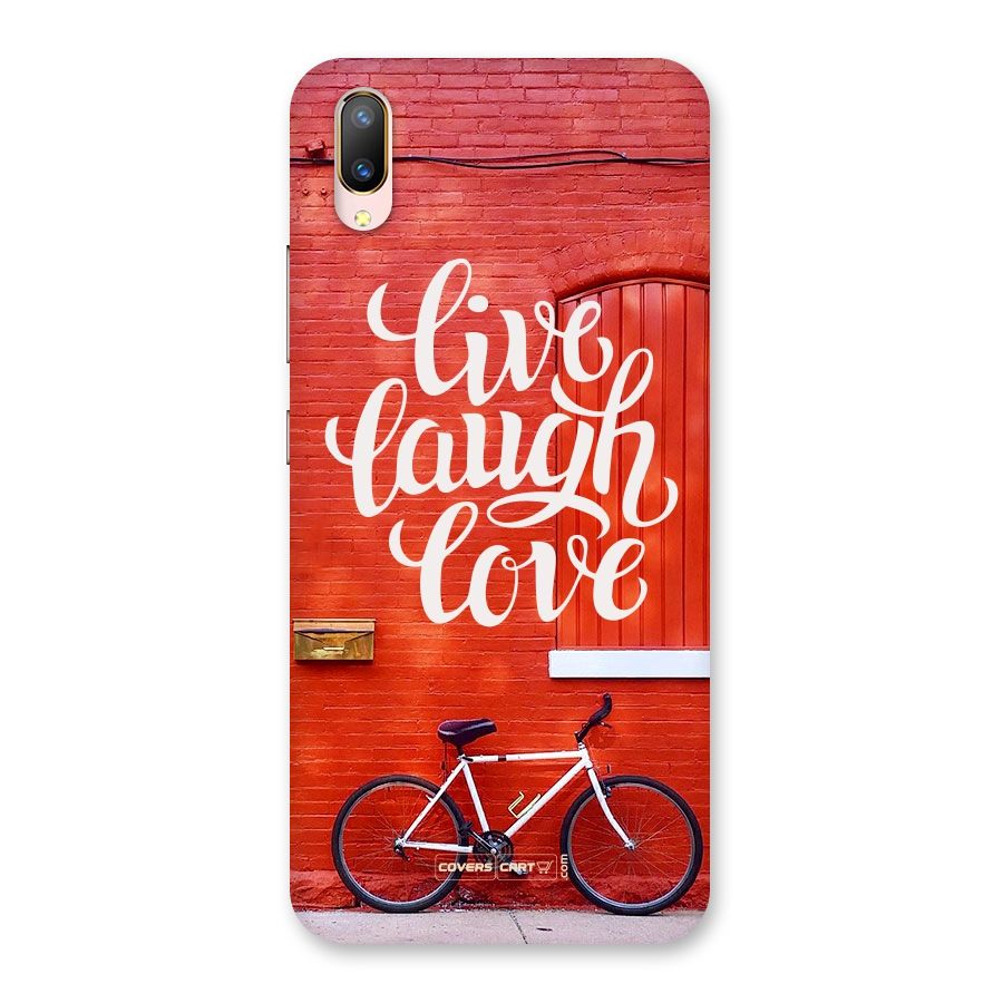 Live Laugh Love Back Case for Vivo V11 Pro
