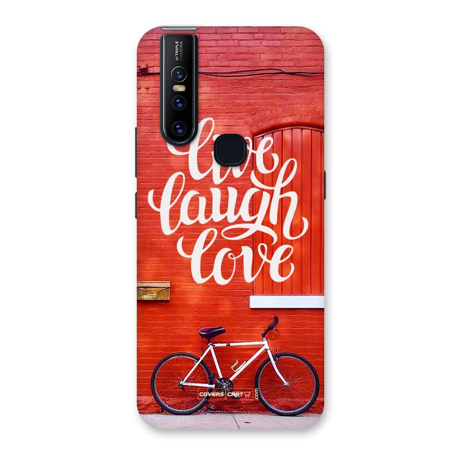 Live Laugh Love Back Case for Vivo V15