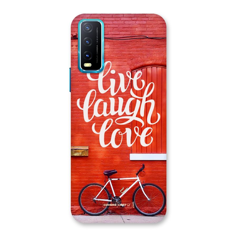 Live Laugh Love Back Case for Vivo Y20A