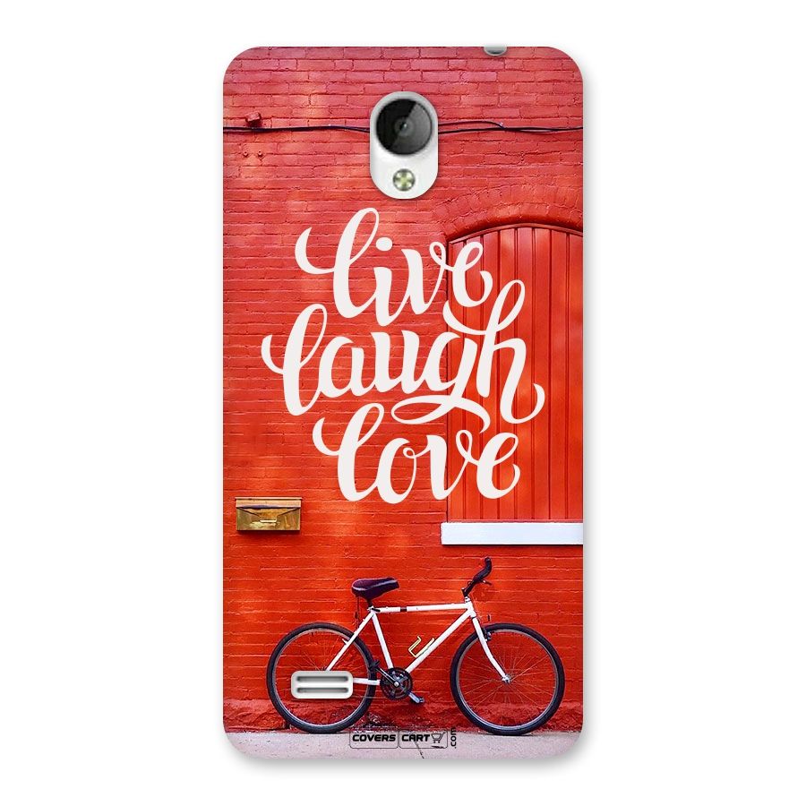 Live Laugh Love Back Case for Vivo Y21