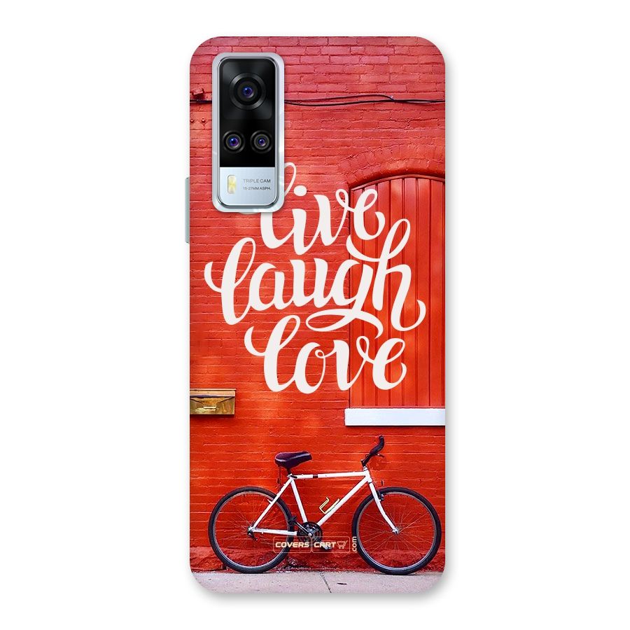 Live Laugh Love Back Case for Vivo Y31