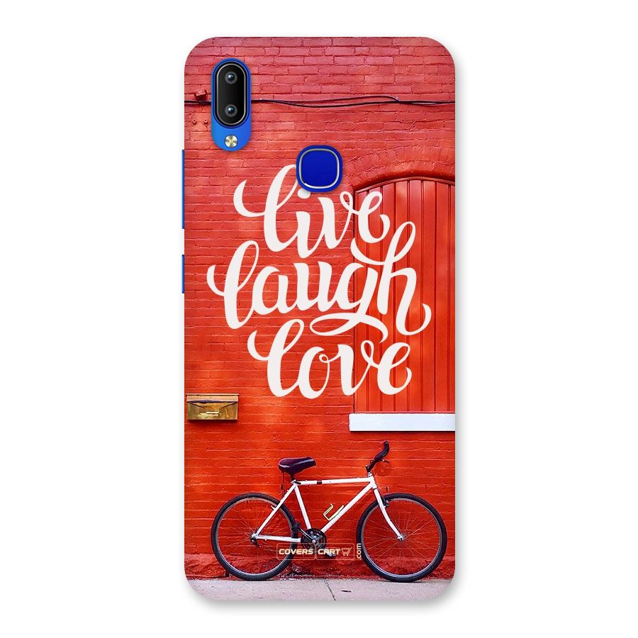 Live Laugh Love Back Case for Vivo Y91